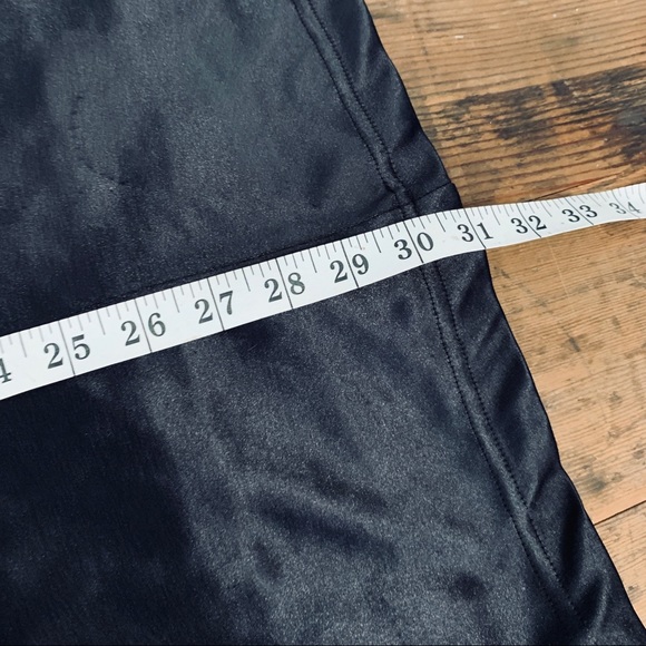 Vintage XOXO Wet Look Lycra Mini Dress - Picture 7 of 7